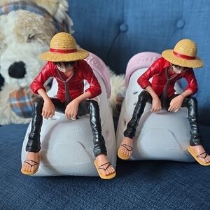 Anime Pirate Shoe Charms – 3D Sitting Figure Croc Charms, Kawaii Cartoon Clog Ac